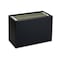 Dacasso Classic Black Leather Hanging File Folder Box AG-1093 - alternate 1